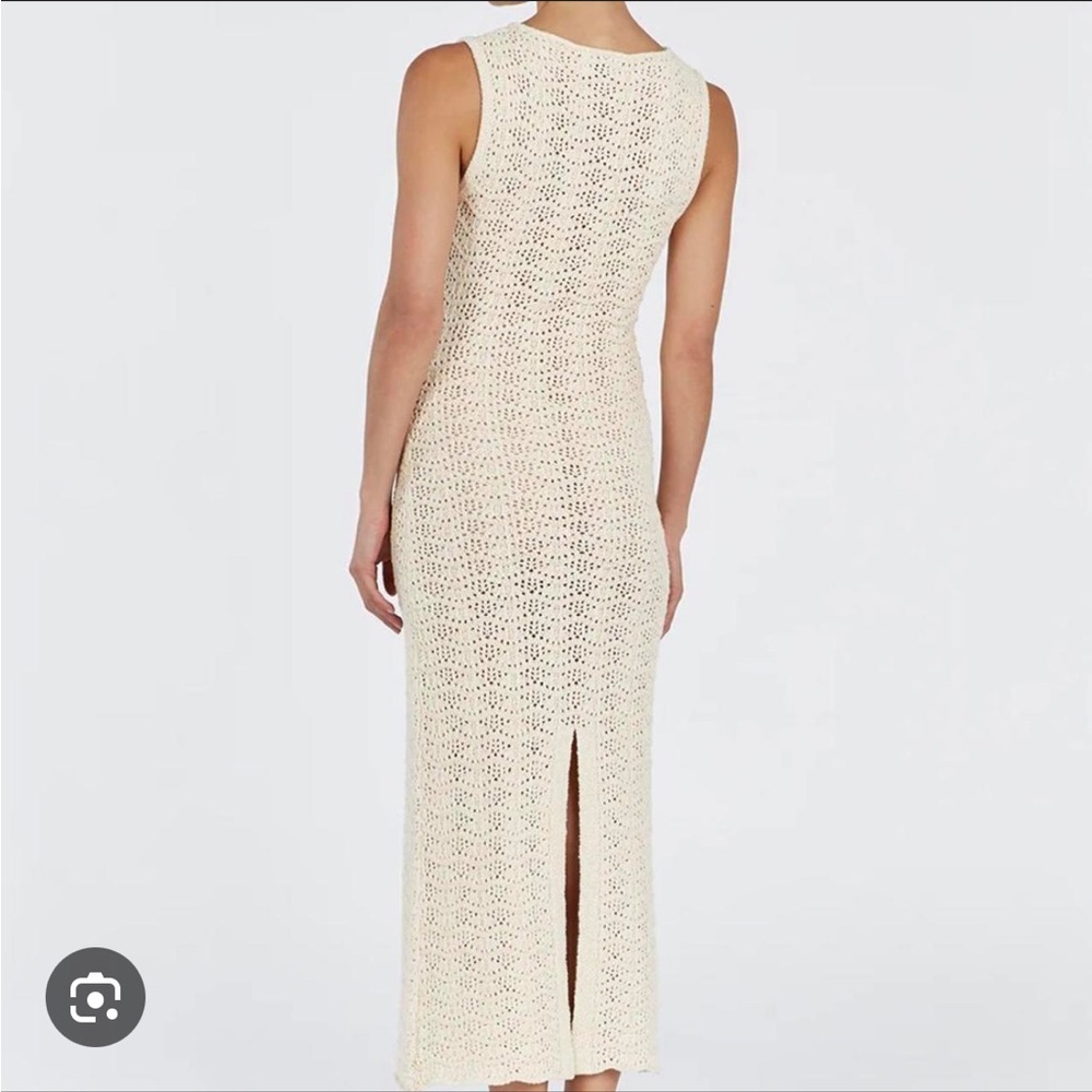 DISSH Gisele Buttermilk Crochet Dress - Picture 3 of 4
